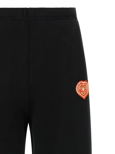 Pantaloni Kenzo cu motiv cu inimi negru