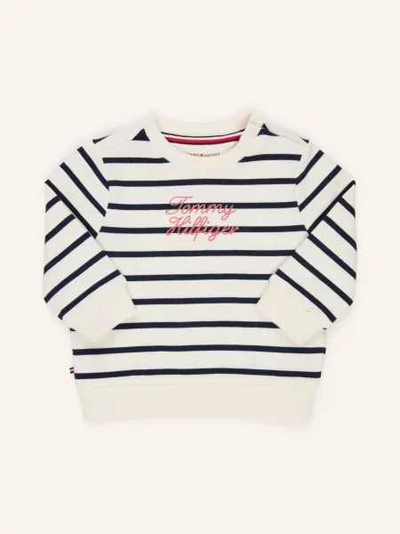 Tommy Hilfiger Bluza weiss granatowa