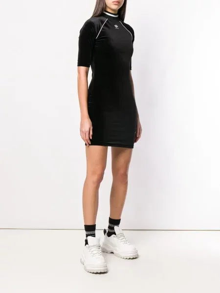 Костюм рокля тип риза Adidas черно
