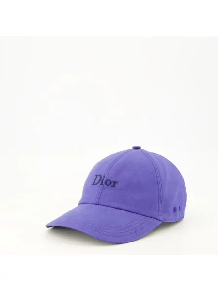 Czapka z daszkiem Dior fioletowa