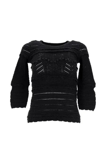 Pulover Isabel Marant ajurat negru
