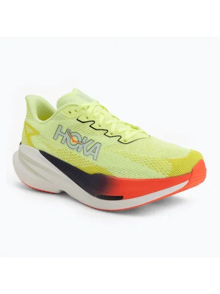 Бігові кросівки Hoka Mach X 3 Wide neon yuzu/squid ink неон