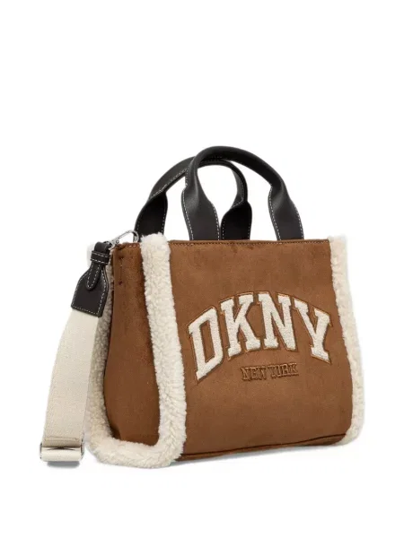 Шопинг чанта Dkny кафяво