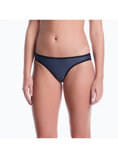 Долнище на бански костюм Nike Ripple Texture Hipster Bikini slate синьо