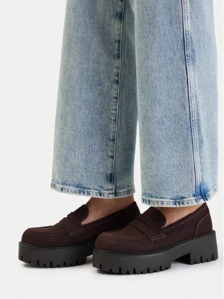 Pantofi loafer Deezee maro