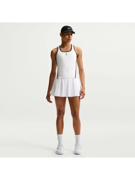 Spódnica tenisowa Nike Court Dri-Fit Advantage Pleated white/white biała