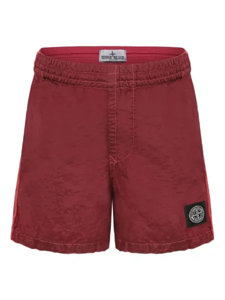 Dětské spodní díl plavek Stone Island červený