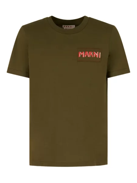 Tricou Marni cu autograf verde