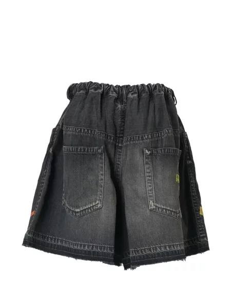 Pantaloni scurți din denim Maison Mihara Yasuhiro negru