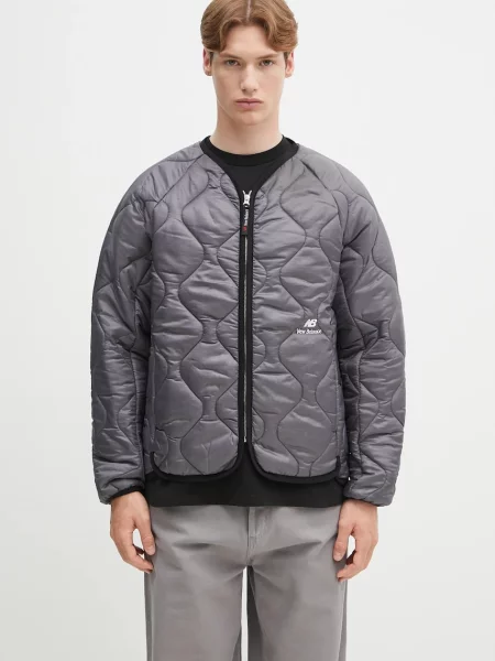 Jakna New Balance Made In Usa Quilted Jacket Mgt za prijelazno razdoblje siva