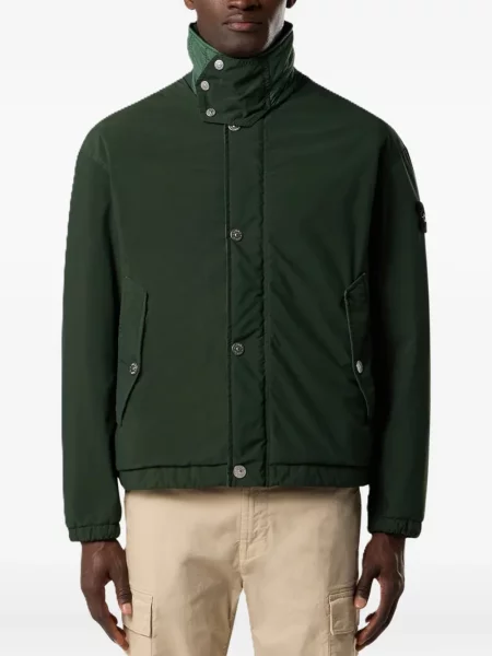 Geacă Stone Island cu strasuri verde
