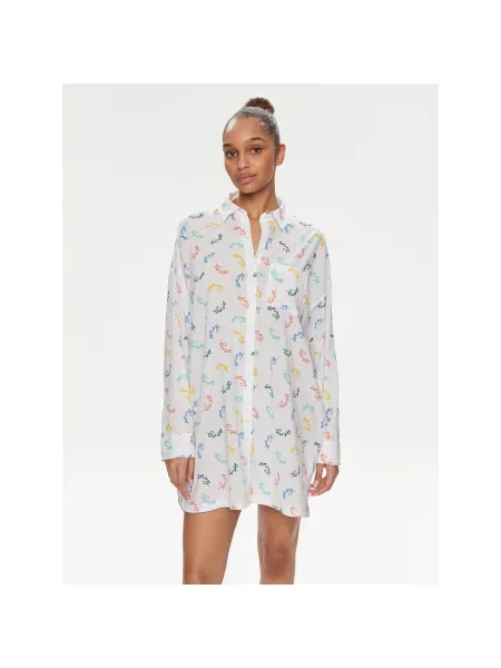 DKNY Nočna srajca bela