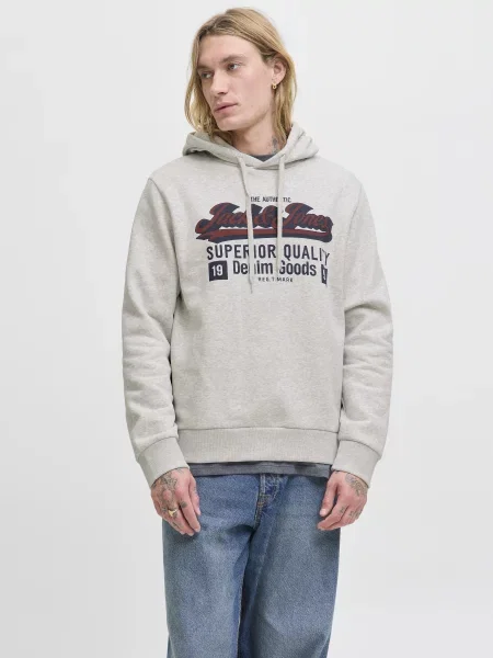 Худи Jack & Jones серое