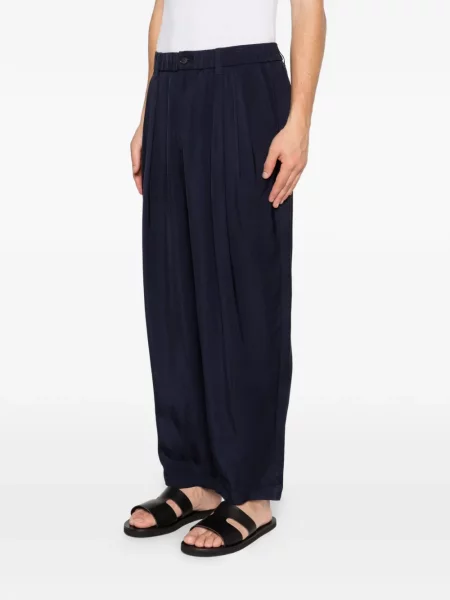 Pantaloni Giorgio Armani albastru