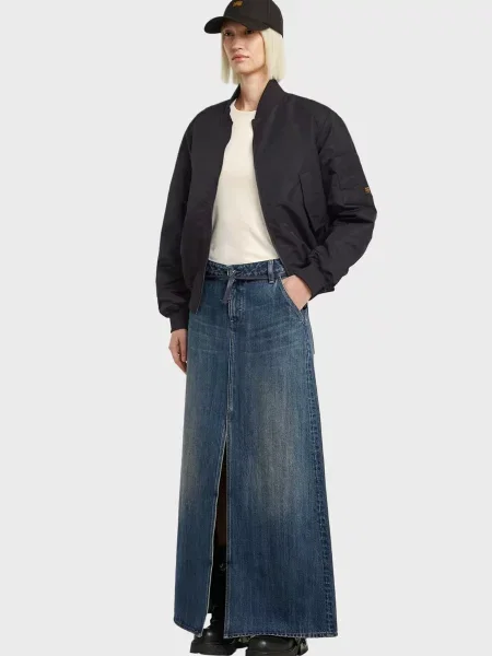 Джинсовая юбка G-star Raw синяя