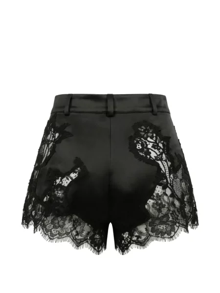Pantaloni scurți Almaz din dantelă negru