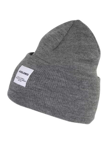 JACK & JONES Căciulă gri / alb