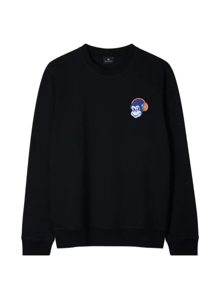 Hanorac crewneck Ps Paul Smith cu decolteu rotund negru