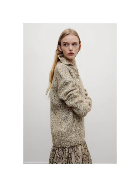 Sweter The New Society wełniany beżowy
