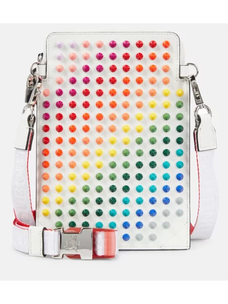 Geanta crossbody Christian Louboutin alb