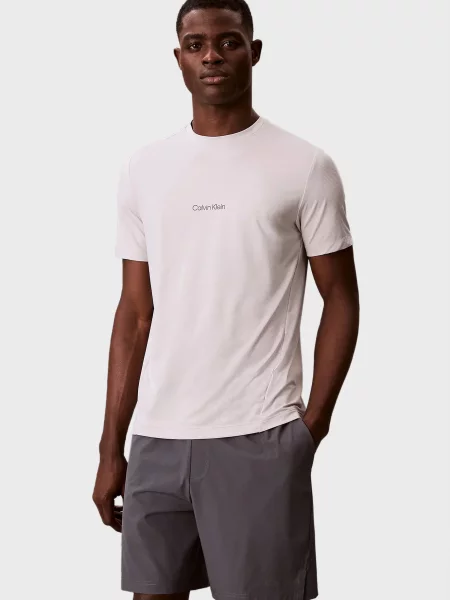 Футболка Calvin Klein с сеткой серая