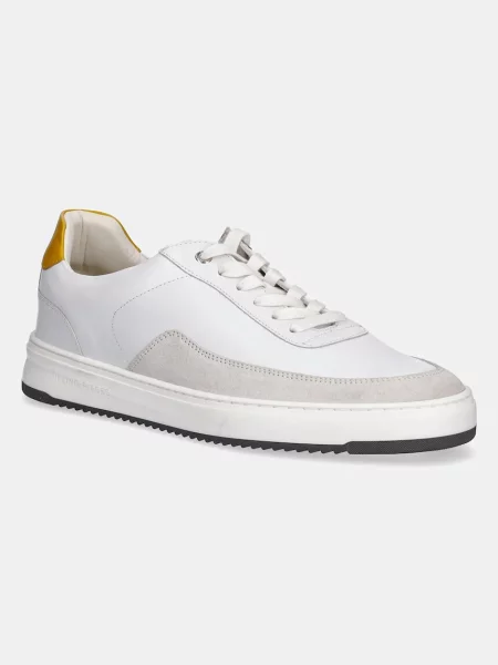 Шкіряні кросівки Filling Pieces Mondo Squash Tag білий