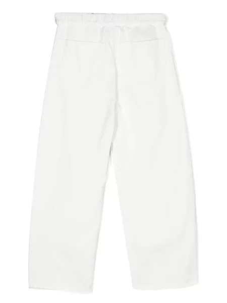 Jeansy straight leg dziecięce Mm6 Maison Margiela białe