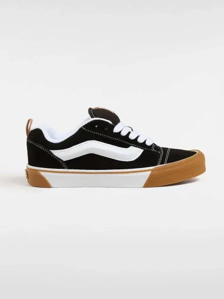 Semišové tenisky Vans Knu Skool černá