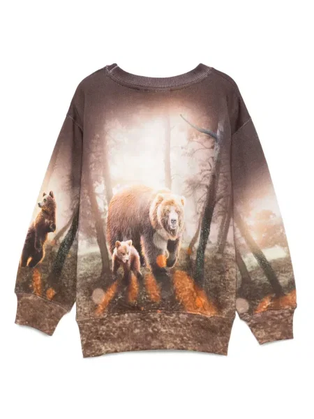 Bluza dziecięca Molo brązowa