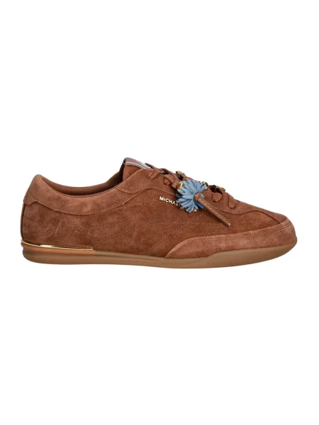 MICHAEL Michael Kors sneakersy zamszowe Nolan Lace Up brązowe