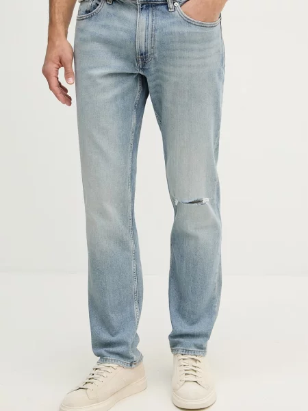 Calvin Klein Jeans blugi slim fit pentru bărbați albastru