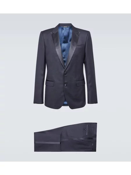 Costum Dolce&gabbana de lână de costum albastru