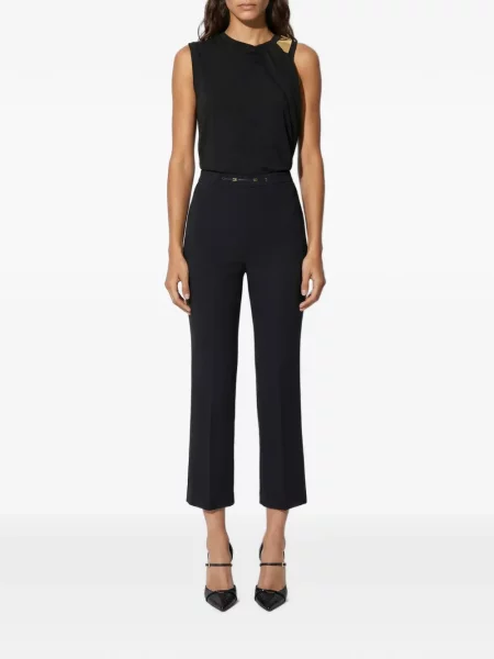 Tricou Elisabetta Franchi din jerseu negru