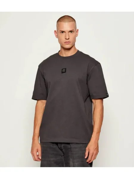 HUGO Tricou Dogos | Hugo x Racing Bulls | Relaxed fit gri