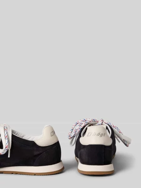 Sneakersy ze skóry z wiązaniem Högl