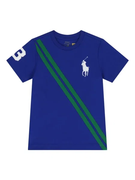 Koszulka polo dziecięca Polo Ralph Lauren niebieska