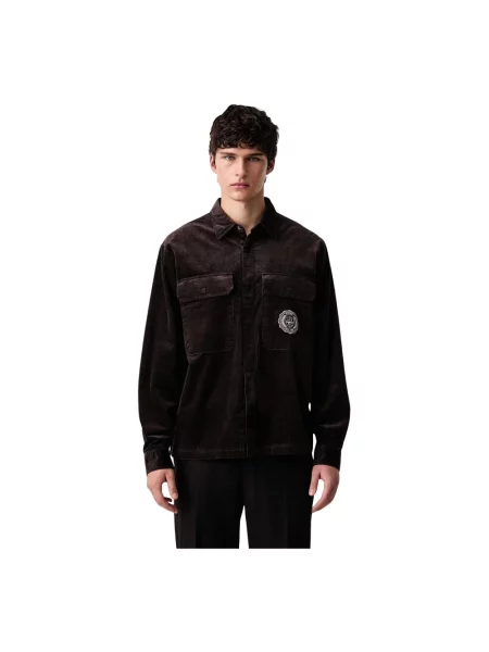 Kurtka koszulowa Armani Exchange brązowa