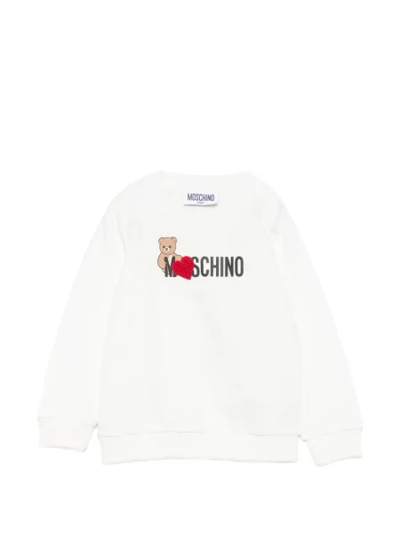 Sweter dziecięcy Moschino biały