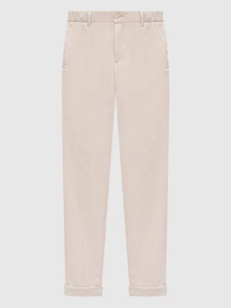 Штани з вовни Marco Pescarolo бежеві