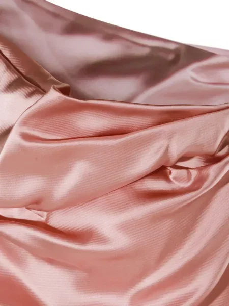 Κοστούμι ντραπέ φόρεμα Blumarine με απλικέ ντραπέ ροζ