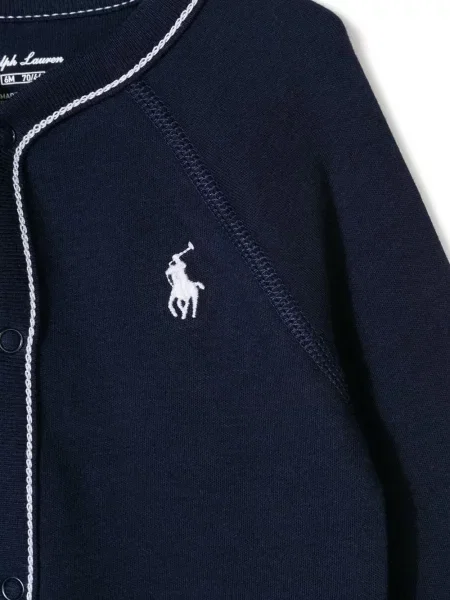 Piżama dziecięca Polo Ralph Lauren niebieska