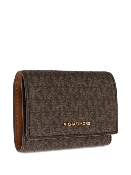 Portofel Michael Michael Kors din piele cu imagine negru