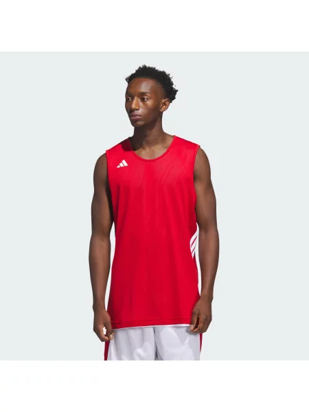 Koszulka 3G Speed Reversible Basketball AEROREADY biała