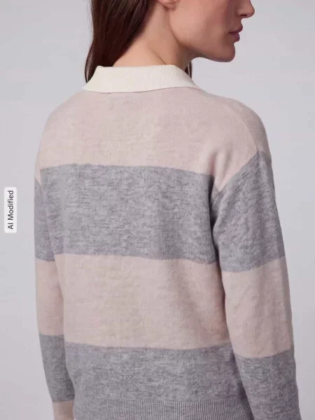 Sweter z kołnierzykiem polo Jake*s Casual