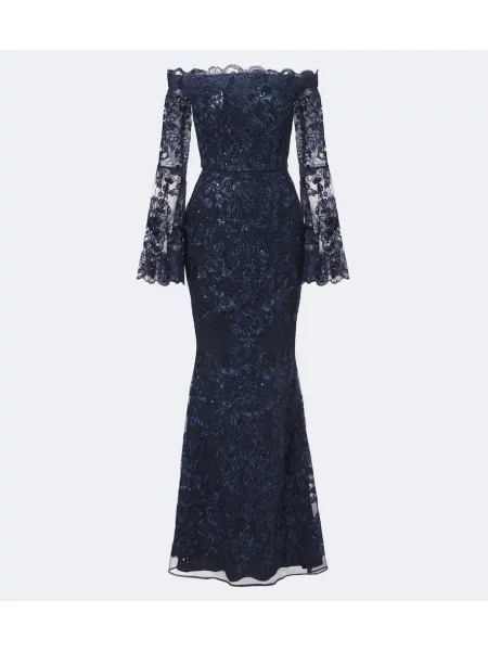 Šaty Elie Saab modrá