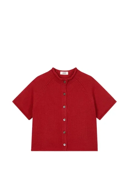 Scurt cardigan Tomboy roșu