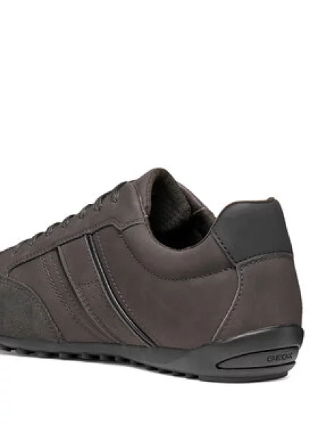 Sneakersy Geox U Wells Tmavo hnedá