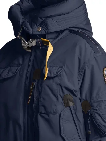Geacă bomber Parajumpers cu glugă albastru