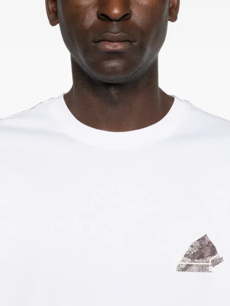 Tricou Boss cu imagine alb