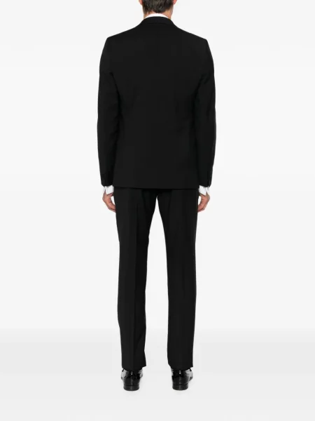 Σατέν σύνολο Emporio Armani με πέτο μαύρο